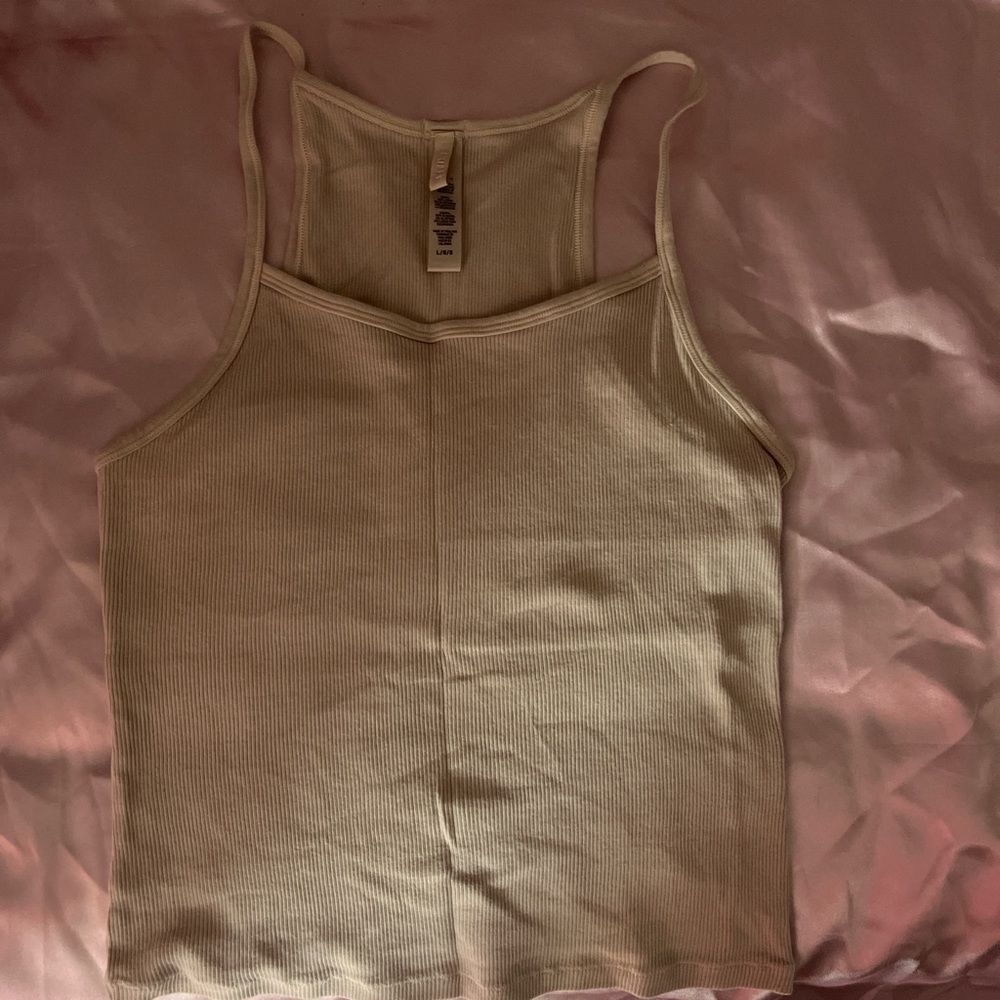 Women's Cream Tank Top